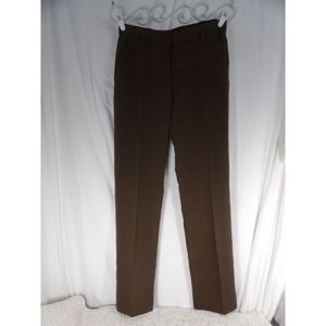 For Your One Mens Brown Straight Leg Loose Fit Casual Chino Pants Size 32W